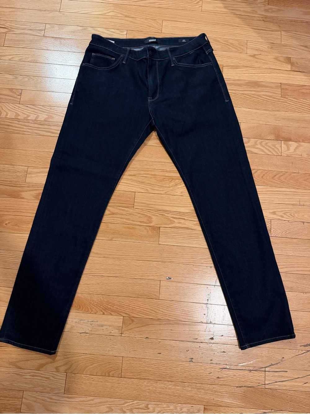 DESIGNER: Mavi Men's Dark Blue Stretch Denim Jeans